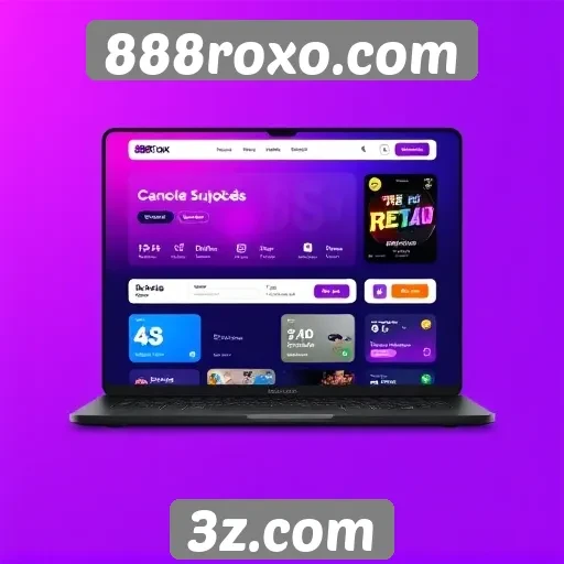 Interface e design do 888roxo.com
